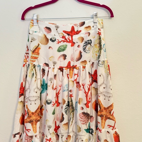NWOT Commense Vibrant Sea Life Maxi Skirt Small - Picture 6 of 6